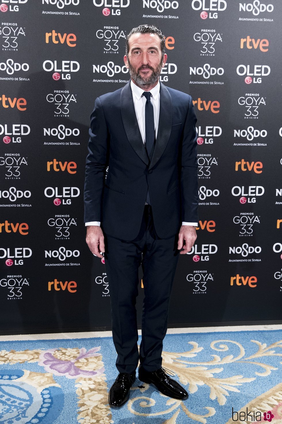 Luis Zahera en la fiesta de nominados de los Goya 2019