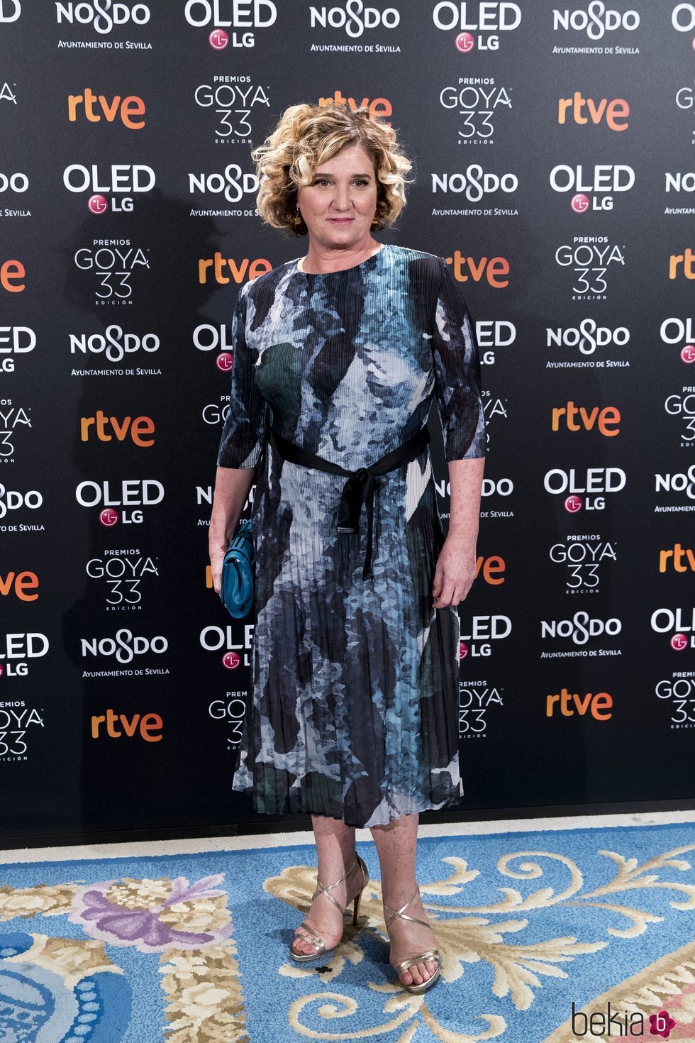 Ana Wagener en la fiesta de nominados de los Goya 2019