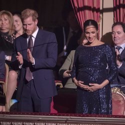 El Príncipe Harry y Meghan Markle en el espectáculo 'Totem' del Circo del Sol