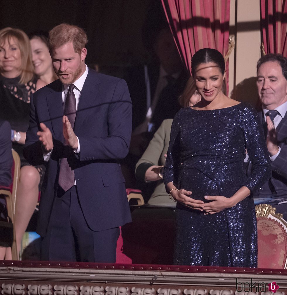 El Príncipe Harry y Meghan Markle en el espectáculo 'Totem' del Circo del Sol