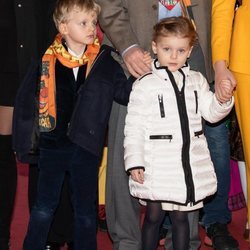 Jacques y Gabriella de Mónaco en el 43º Festival Internacional de Circo de Montecarlo