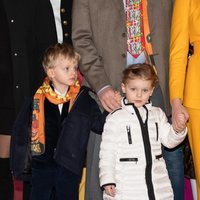 Jacques y Gabriella de Mónaco en el 43º Festival Internacional de Circo de Montecarlo