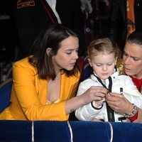 Pauline Ducruet y Estefanía de Mónaco muy cariñosas con la Princesa Gabriella