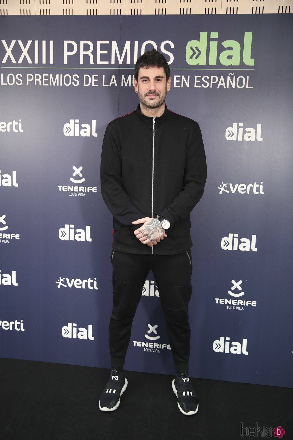 Melendi en la rueda de prensa de los Premios Cadena Dial 2019