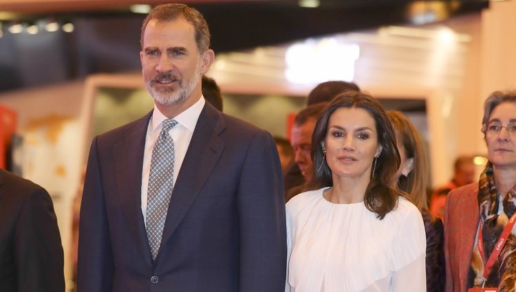 Los Reyes Felipe y Letizia en la inauguración de FITUR 2019