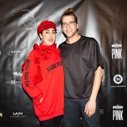 Rossy de Palma y Eduardo Navarrete en el desfile del diseñador en la MBFW Madrid 2019