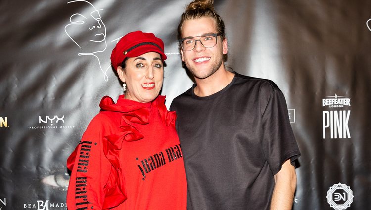 Rossy de Palma y Eduardo Navarrete en el desfile del diseñador en la MBFW Madrid 2019