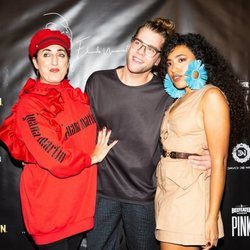 Rossy de Palma, Eduardo Navarrete y Luna en el desfile del diseñador en la MBFW Madrid 2019