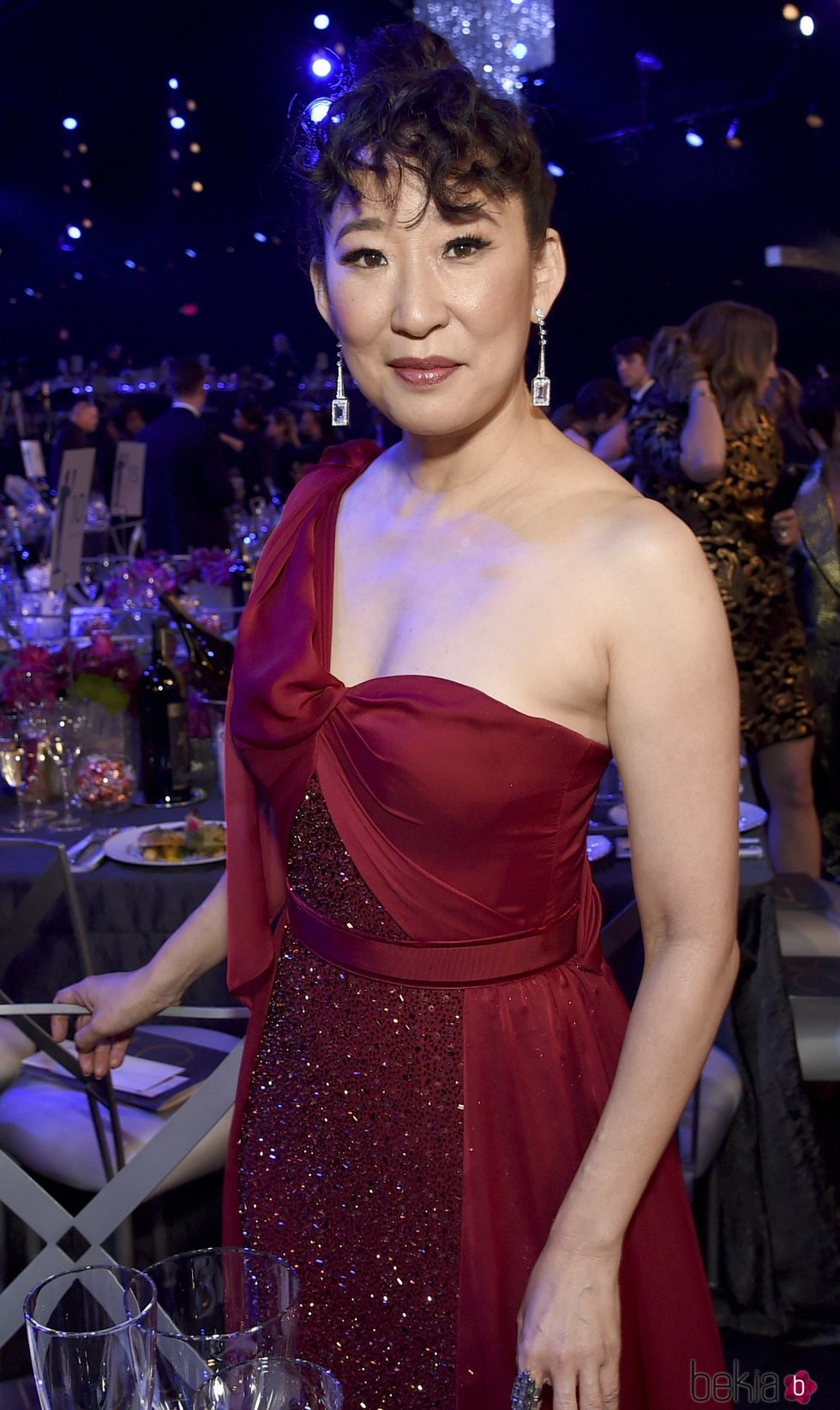 Sandra Oh durante la gala de los SAG 2019