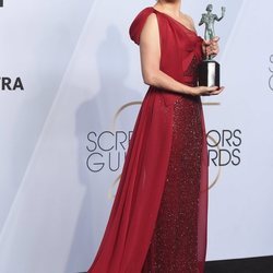 Sandra Oh con su premio SAG 2019