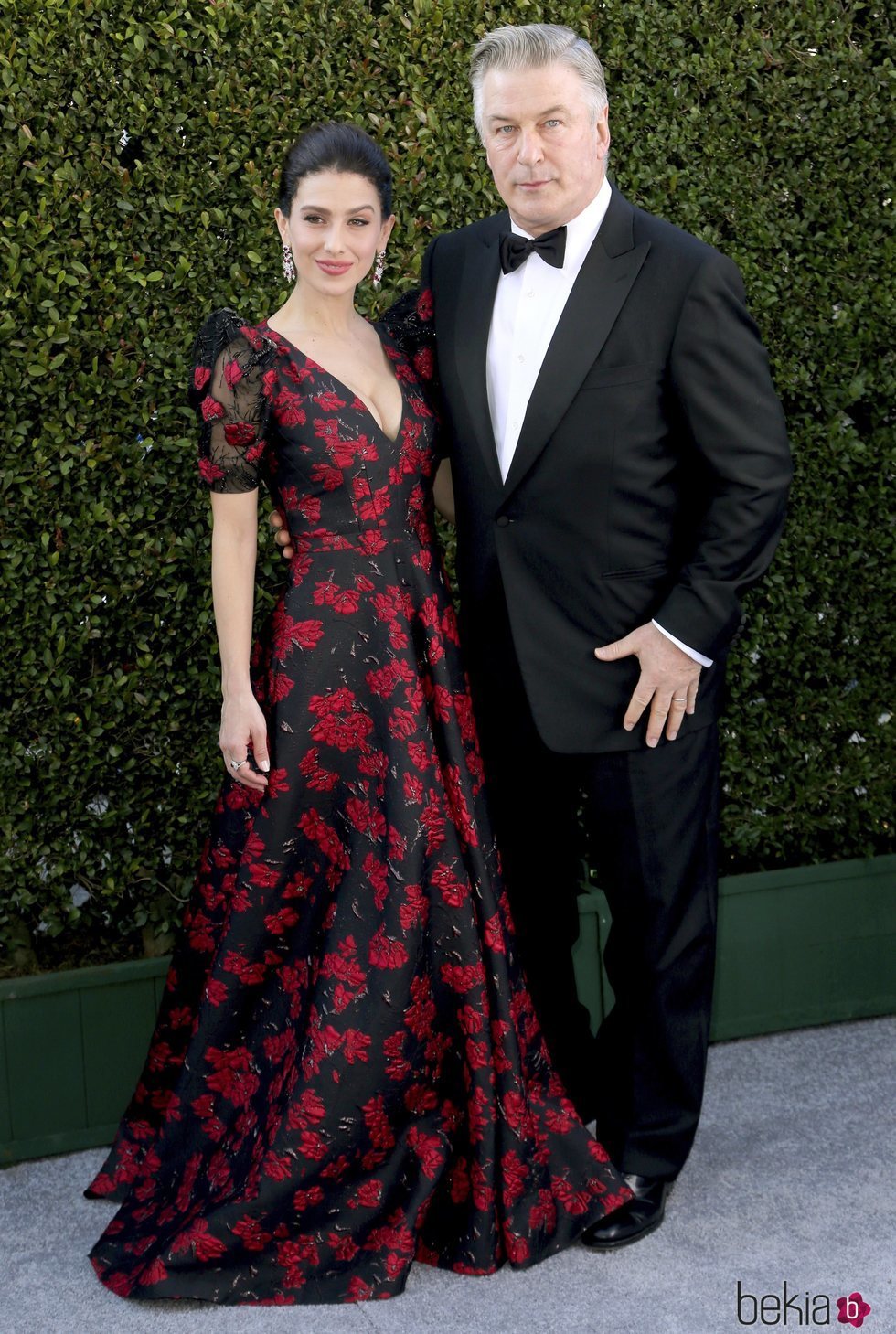 Alec Baldwin y Hilaria Baldwin en los SAG 2019