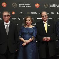 Jose Guirao, Isona Passola, Quim Torra, Roger Torrent y Laura Borras en los Premios Gaudí 2019