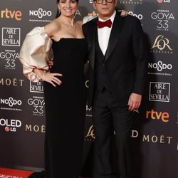 Silvia Abril y Andreu Buenafuente en la alfombra roja de los Premios Goya 2019