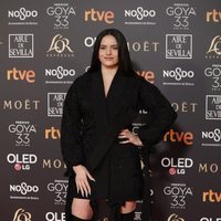 Rosalía en la alfombra roja de los Premios Goya 2019