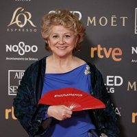 Esther García en la alfombra roja de los Premios Goya 2019