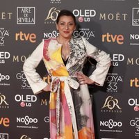 Mariola Fuentes en la alfombra roja de los Premios Goya 2019