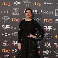 Toni Acosta en la alfombra roja de los Premios Goya 2019