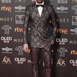 Miguel Ángel Muñoz en la alfombra roja de los Premios Goya 2019