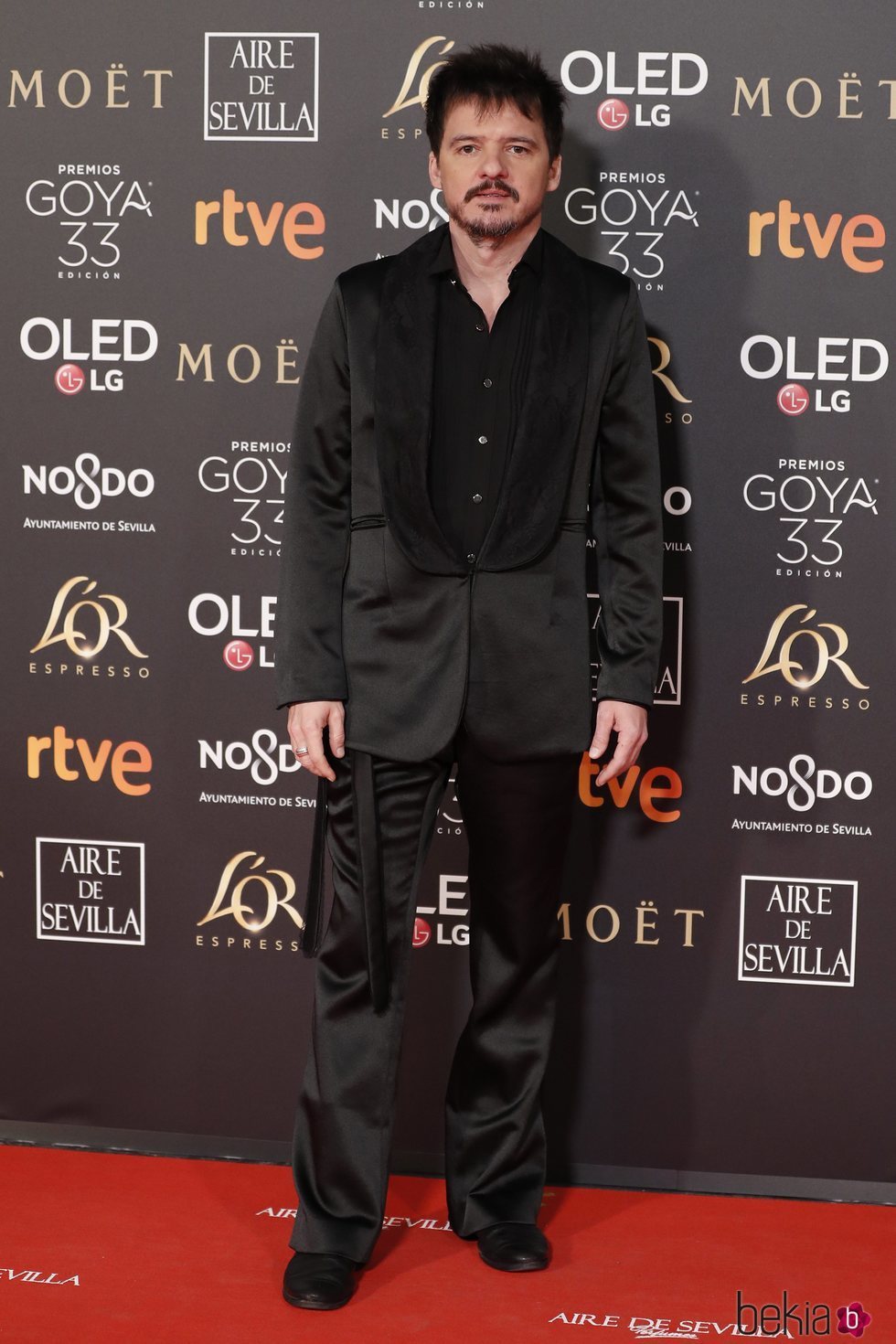 Coque Malla en la alfombra roja de los Premios Goya 2019