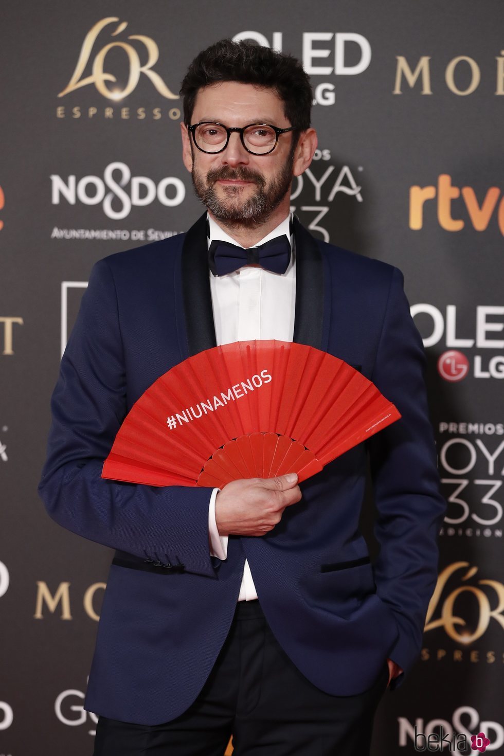 Manolo Solo en la alfombra roja de los Premios Goya 2019