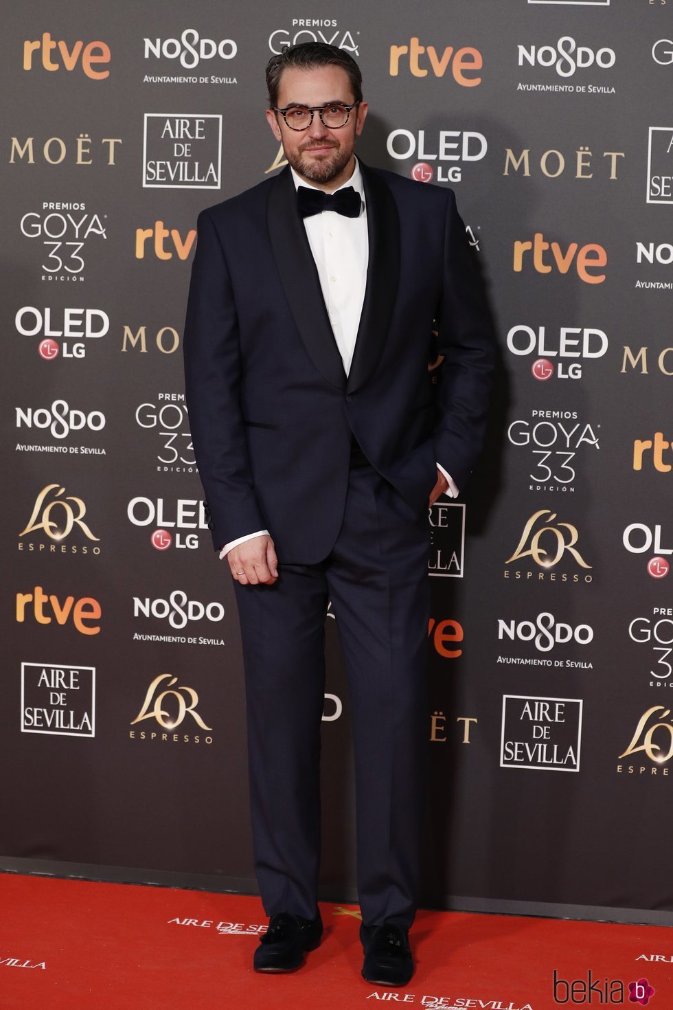 Màxim Huerta en la alfombra roja de los Premios Goya 2019