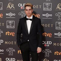 Eloi Costa en la alfombra roja de los Premios Goya 2019