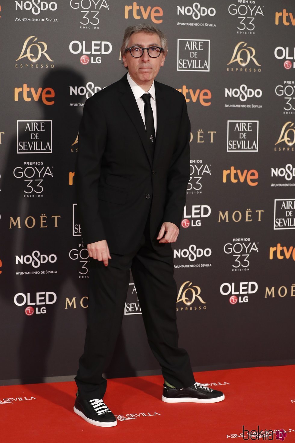 David Trueba en la alfombra roja de los Premios Goya 2019