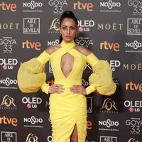 Hiba Abouk en la alfombra roja de los Premios Goya 2019