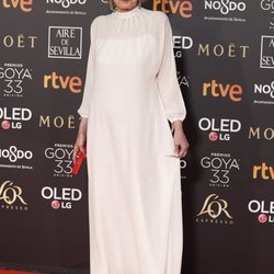 Marisa Paredes en la alfombra roja de los Premios Goya 2019