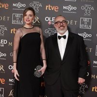 Carolina Bang y Álex de la Iglesia en la alfombra roja de los Premios Goya 2019