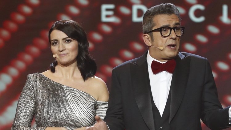 Andreu Buenafuente y Silvia Abril en la gala de los Premios Goya 2019