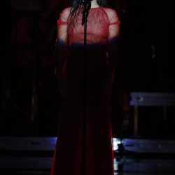 Rosalía actuando en la gala de los Premios Goya 2019