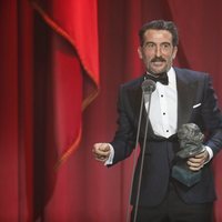 Luis Zahera recogiendo su premio en los Premios Goya 2019