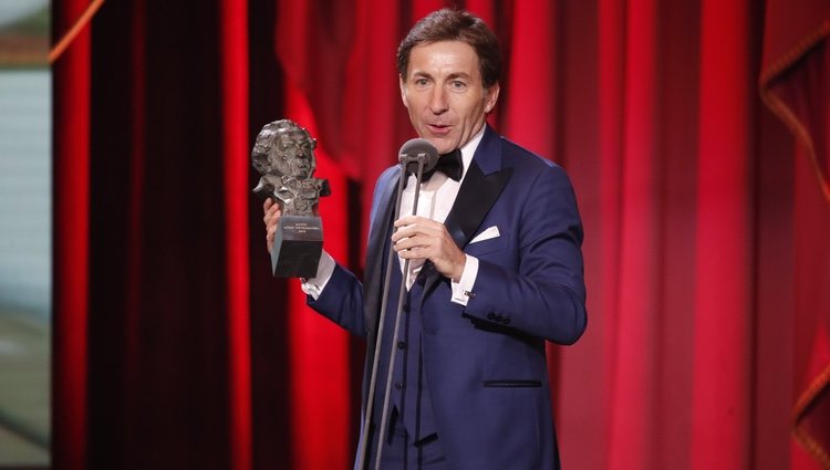 Antonio de la Torre agradeciendo el galardón en los Premios Goya 2019