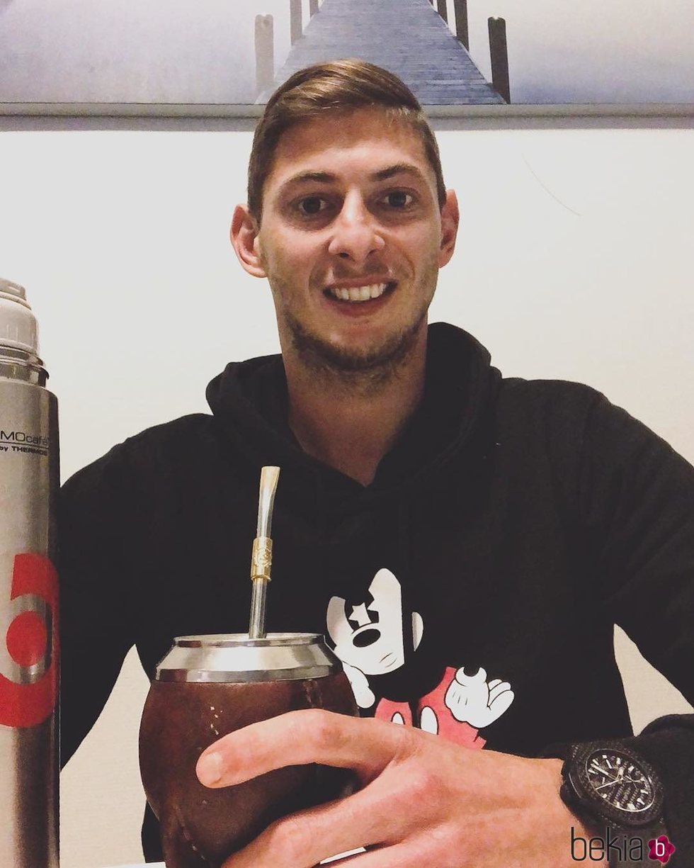 Emiliano Sala en una imagen de su perfil de Instagram