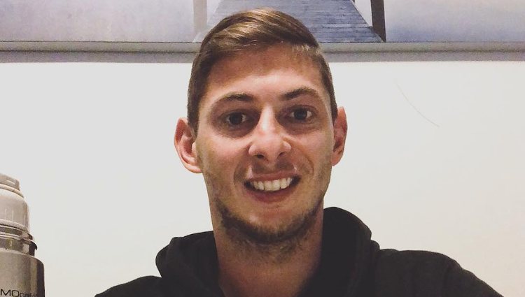 Emiliano Sala en una imagen de su perfil de Instagram