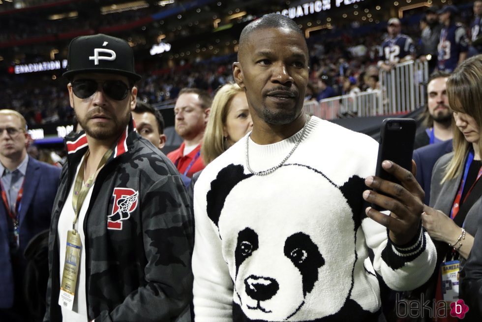 Jamie Foxx en la Super Bowl 2019