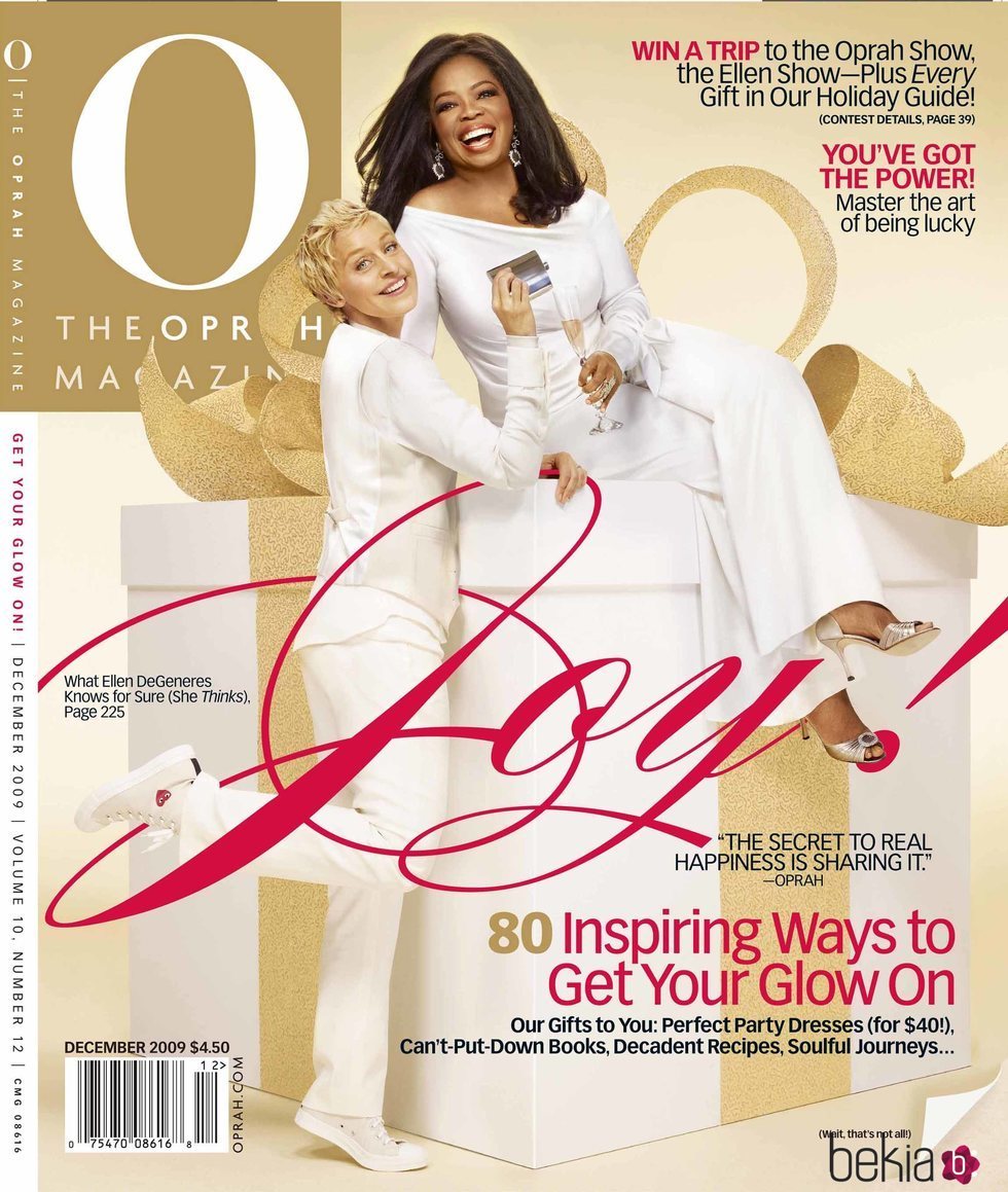 Oprah Winfrey y Ellen DeGeneres portada de The Oprah Magazine