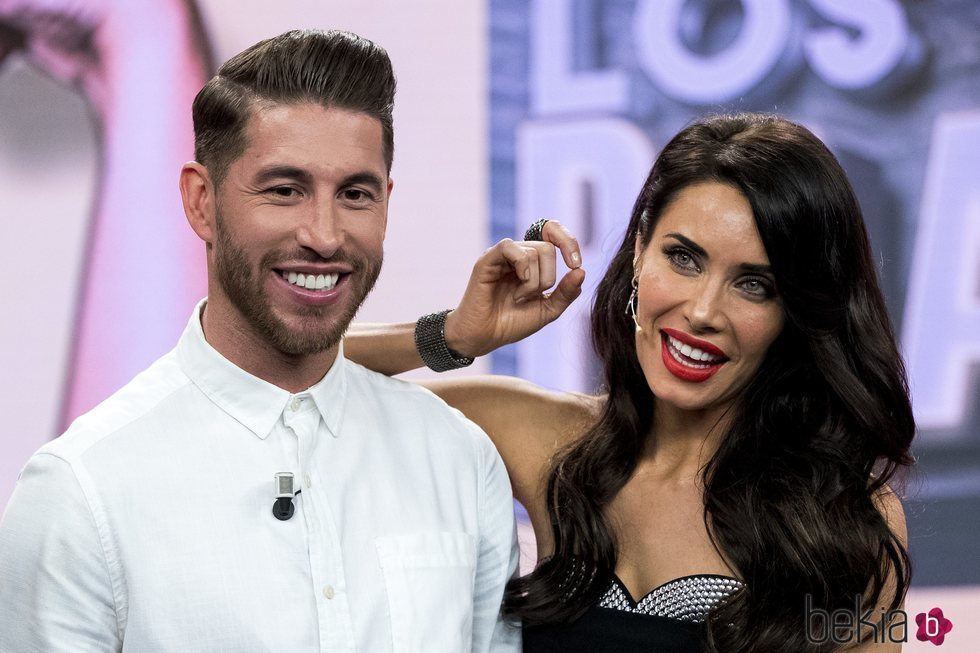 Sergio Ramos y Pilar Rubio hablando de su boda en 'El hormiguero'