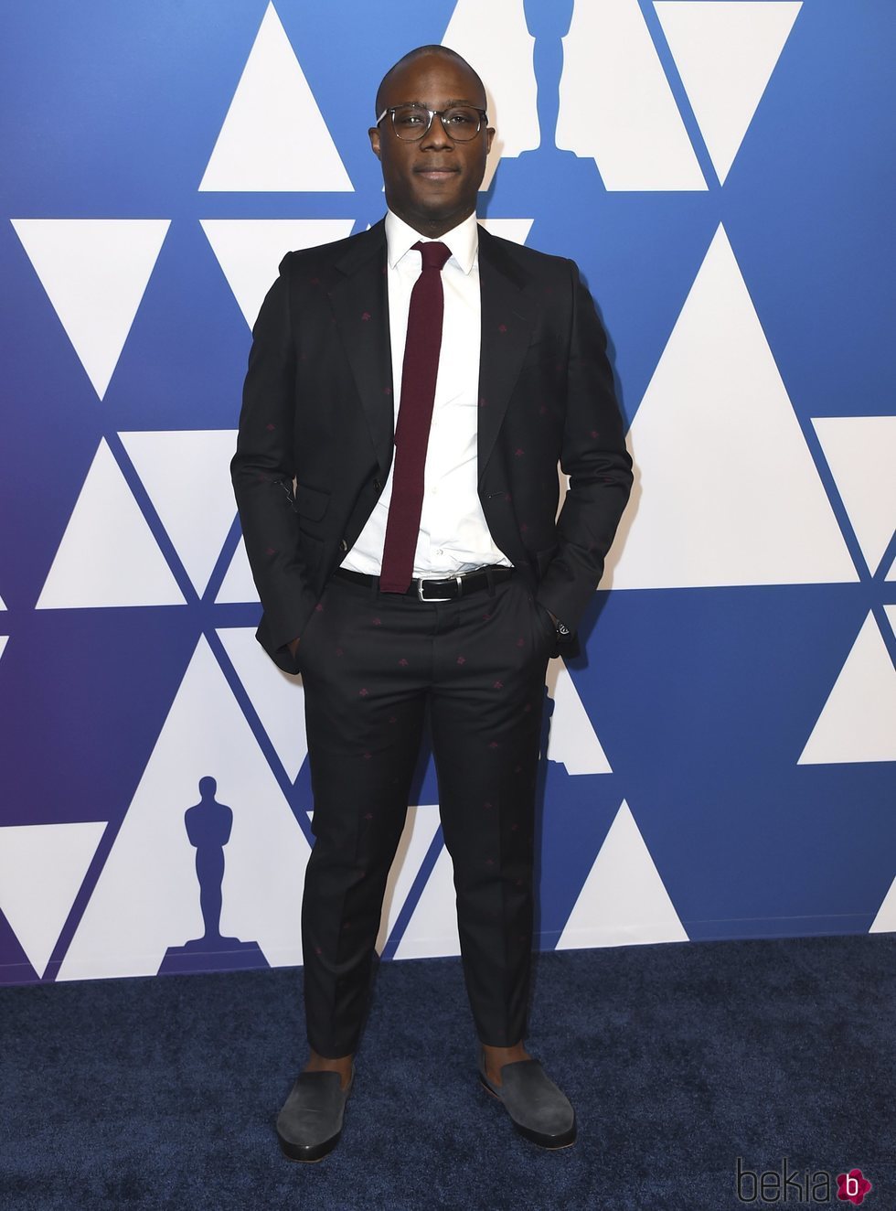 Barry Jenkins en el almuerzo de nominados de los Premios Oscar 2019