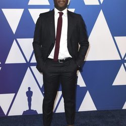 Barry Jenkins en el almuerzo de nominados de los Premios Oscar 2019