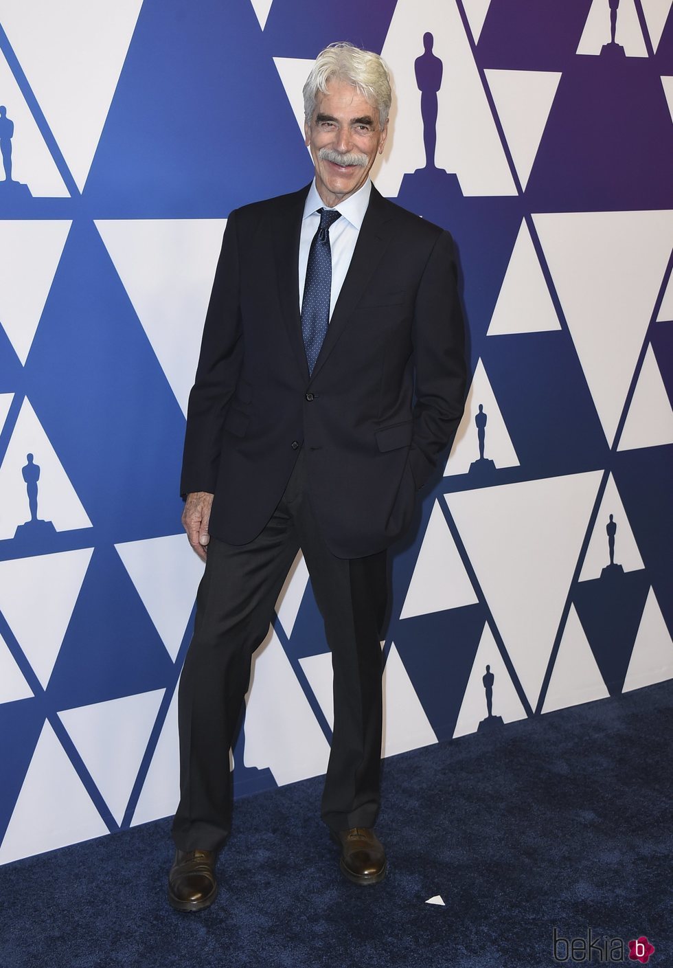 Sam Elliott en el almuerzo de nominados de los Premios Oscar 2019