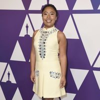 Yalitza Aparicio en el almuerzo de nominados de los Premios Oscar 2019