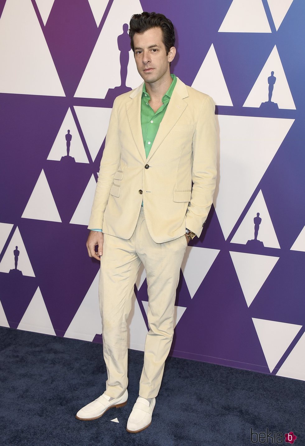 Mark Ronson en el almuerzo de nominados de los Premios Oscar 2019