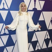 Lady Gaga en el almuerzo de nominados de los Premios Oscar 2019