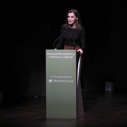 La Reina Letizia en su discurso en el VIII Foro Contra el Cáncer 'Por un enfoque Integral'