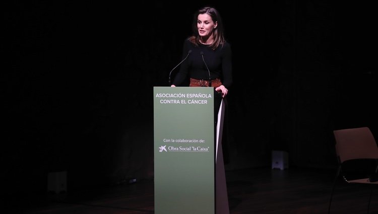 La Reina Letizia en su discurso en el VIII Foro Contra el Cáncer 'Por un enfoque Integral'