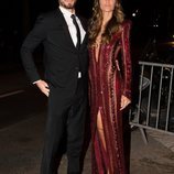 Kevin Trapp y Izabel Goulart  en la fiesta de cumpleaños de Neymar