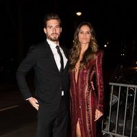 Kevin Trapp y Izabel Goulart  en la fiesta de cumpleaños de Neymar