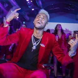 Neymar en su fiesta de cumpleaños